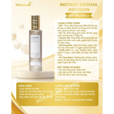 CHÍNH HÃNG Sữa Dưỡng Dày Da MELASLAB Infusion Cấp ẩm, Chắc Khoẻ, Căng Bóng, Giá ưu đãi 680.000 VND