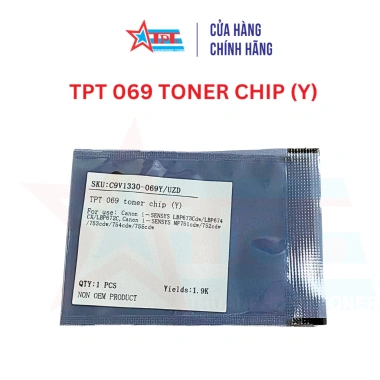 Chip mực màu TPT 069 cho Canon LBP 673Cdw/674Cx/672C/751-754Cdw – 4 màu, giá 99.000, in chất lượng, tiết kiệm 5 Chip mực màu TPT 069 cho Canon LBP 673Cdw/674Cx/672C/751-754Cdw – 4 màu, giá 99.000, in chất lượng, tiết kiệm 5