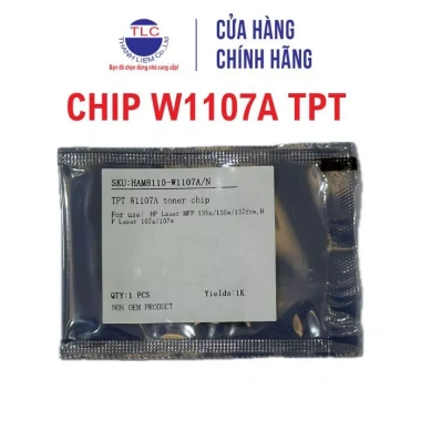 Chip mực TPT 107A (W1.107A) tương thích HP Laser MFP 135a/135w/137fnw, 107a/107w - Giá chỉ 34.000 VND giảm mạnh 3 Chip mực TPT 107A (W1.107A) tương thích HP Laser MFP 135a/135w/137fnw, 107a/107w - Giá chỉ 34.000 VND giảm mạnh 3