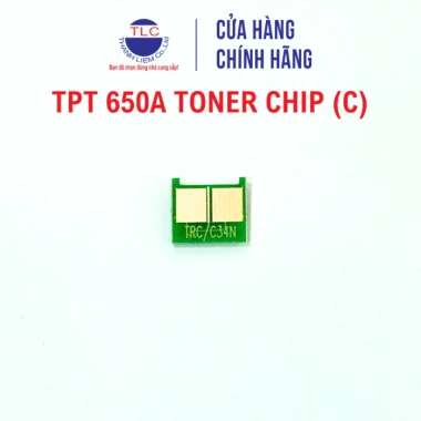 Chip mực TPT 650A 4 màu – Tương thích HP 126A,131A,305A,651A,312A,507A & Canon 322,329, Giá 25.000₫ (giá gốc 32.500) 6 Chip mực TPT 650A 4 màu – Tương thích HP 126A,131A,305A,651A,312A,507A & Canon 322,329, Giá 25.000₫ (giá gốc 32.500) 6