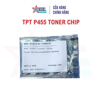 Chip mực TPT P455 cho Fuji Xerox DocuPrint P455d/M455df - 10.000 trang - Giá ưu đãi 25.000₫ 2 Chip mực TPT P455 cho Fuji Xerox DocuPrint P455d/M455df - 10.000 trang - Giá ưu đãi 25.000₫ 2