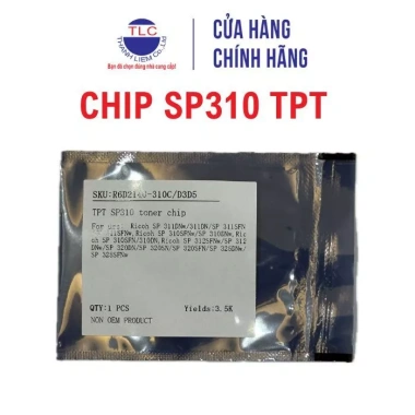 Chip mực TPT SP310 cho Ricoh SP310/311/312/320/325 - Giá chỉ 20.000, giảm mạnh, tương thích hoàn hảo 3 Chip mực TPT SP310 cho Ricoh SP310/311/312/320/325 - Giá chỉ 20.000, giảm mạnh, tương thích hoàn hảo 3
