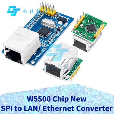 Chip W5.500 SPI sang LAN Ethernet chuyển đổi TCP/IP cho STM32 - Giá ưu đãi 128k