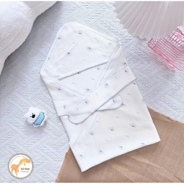 Choàng ủm cotton mềm mại, thoáng mát, thấm hút mồ hôi cho bé - Giá ưu đãi 130.500₫ 6 Choàng ủm cotton mềm mại, thoáng mát, thấm hút mồ hôi cho bé - Giá ưu đãi 130.500₫ 6