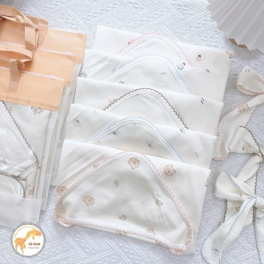 Choàng ủm cotton mềm mại, thoáng mát, thấm hút mồ hôi cho bé - Giá ưu đãi 130.500₫ 9 Choàng ủm cotton mềm mại, thoáng mát, thấm hút mồ hôi cho bé - Giá ưu đãi 130.500₫ 9