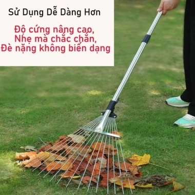 Chổi cào lá cây thu gọn tiện lợi - Quét lá nhanh, siêu tiện, chỉ 85.000₫ 6