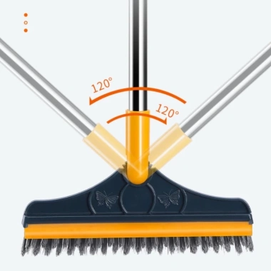 Chổi chà sàn nhà tắm đầu xoay 120° thiết kế siêu sạc, làm sạch nhanh, giá 20.900₫