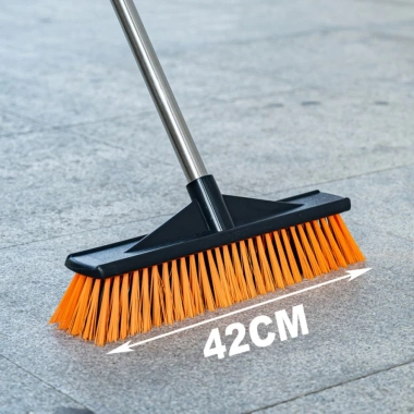 Chổi chà sàn sợi cước cỡ lớn 40-60cm, tay cầm inox dài 130cm - Giá chỉ 169.000₫ 9