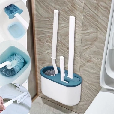Chổi Cọ Bồn Cầu 3in1 Thông Minh - Vệ Sinh Toilet, Hộp Đựng Ngăn Mùi, Giá 69k 2