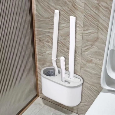 Chổi Cọ Bồn Cầu 3in1 Thông Minh - Vệ Sinh Toilet, Hộp Đựng Ngăn Mùi, Giá 69k 3
