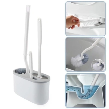 Chổi Cọ Bồn Cầu 3in1 Thông Minh - Vệ Sinh Toilet, Hộp Đựng Ngăn Mùi, Giá 69k 5