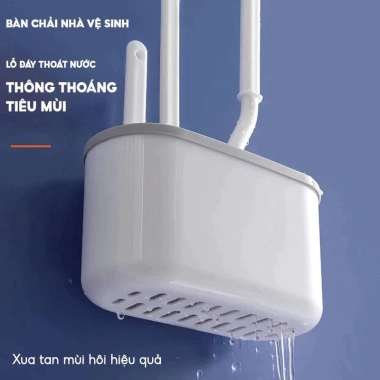 Chổi Cọ Bồn Cầu 3in1 Thông Minh - Vệ Sinh Toilet, Hộp Đựng Ngăn Mùi, Giá 69k 6