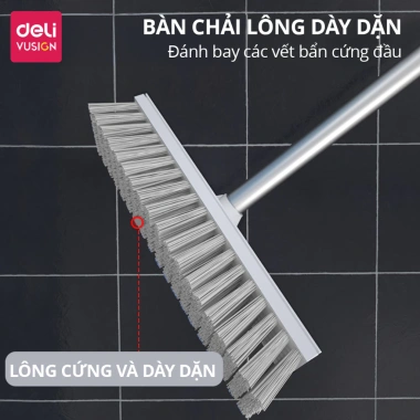 Chổi Cọ Đa Năng 2 Trong 1 Deli - Cọ Sàn & Gạt Nước Tiện Lợi cho Nhà Tắm, Vệ Sinh - 134k 4 Chổi Cọ Đa Năng 2 Trong 1 Deli - Cọ Sàn & Gạt Nước Tiện Lợi cho Nhà Tắm, Vệ Sinh - 134k 4