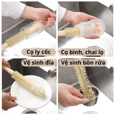 Chổi Cọ Vệ Sinh Bình Nước Chai Lọ Cán Dài Đầu Linh Hoạt, Giữ Nhiệt, Giá 29.000₫ 8 Chổi Cọ Vệ Sinh Bình Nước Chai Lọ Cán Dài Đầu Linh Hoạt, Giữ Nhiệt, Giá 29.000₫ 8