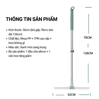 Chổi gạt nước sàn COPCOP đa năng, lau kính, không trượt - Giá chỉ 50.000₫