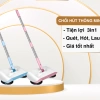 Chổi hút bụi lau nhà không dùng điện, inox xoay 360°, cây hút bụi – 169.000₫