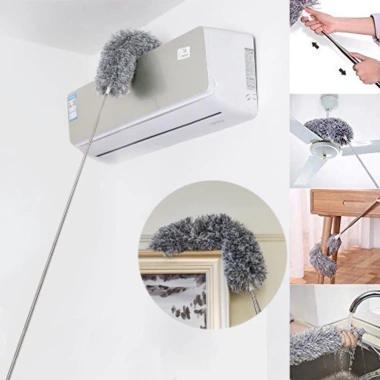 Chổi Kéo Dài 2.5m Quét Trần và Lau Bụi Cán Điều Chỉnh Độ Dài Xoay 360 Độ Giá 54.000đ