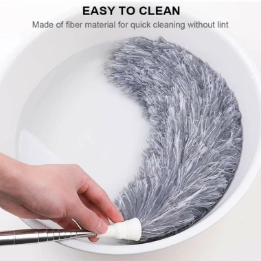 Chổi Kéo Dài 2.5m Quét Trần và Lau Bụi Cán Điều Chỉnh Độ Dài Xoay 360 Độ Giá 54.000đ