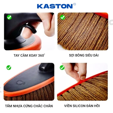 Chổi lau bụi ô tô Kaston xoay 360 độ sợi bông phủ sáp kèm hộp đựng Giá chỉ 365.000₫ 7 Chổi lau bụi ô tô Kaston xoay 360 độ sợi bông phủ sáp kèm hộp đựng Giá chỉ 365.000₫ 7