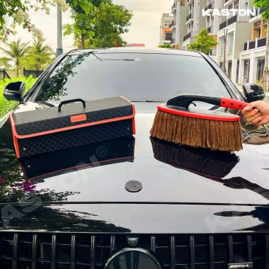Chổi lau bụi ô tô Kaston xoay 360 độ sợi bông phủ sáp kèm hộp đựng Giá chỉ 365.000₫