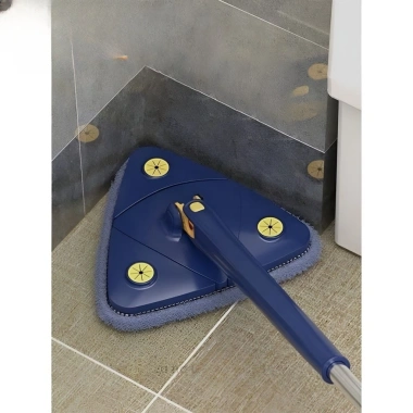 Chổi lau đa năng tam giác xoay 180 độ 360 độ tự vắt, tặng miếng lau chỉ 49.000đ
