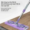 Chổi lau kẹp khăn đa năng thế hệ mới - Lau sàn, tường, trần, tặng 2 khăn chỉ 36.500₫ 3