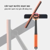 Chổi Lau Kính 3in1 Cao Cấp - Gạt Nước, Chà Rửa Siêu Sạch, Xoay 360 độ Nhựa ABS Màu Cam - Giá 34.199đ 5