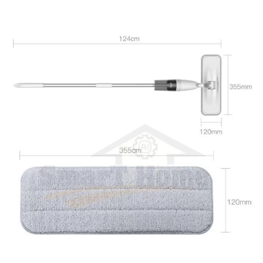 Chổi lau nhà Aurora 2 trong 1, phun sương, đầu xoay 360 độ, sạch nhanh, giá 98.500₫ 3 Chổi lau nhà Aurora 2 trong 1, phun sương, đầu xoay 360 độ, sạch nhanh, giá 98.500₫ 3