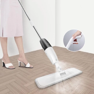 Chổi lau nhà chà sàn thông minh Q-C, bình xịt nước, quay 360 độ - Giá ưu đãi 125k