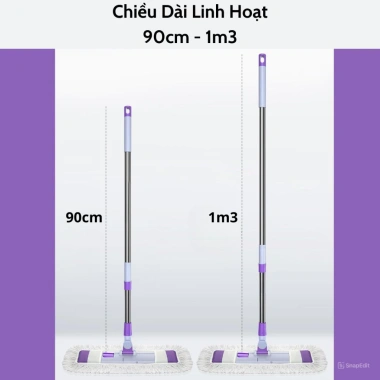 Chổi lau nhà công nghiệp 50-66cm inox xoay 360° - Lau khô nhanh sạch, chỉ 190k 6 Chổi lau nhà công nghiệp 50-66cm inox xoay 360° - Lau khô nhanh sạch, chỉ 190k 6