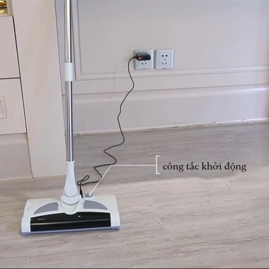 Chổi lau nhà đa năng 3 trong 1 xoay 360 hút bụi tự động, lau quét, bảo hành 12 tháng - Giá 455.000đ
