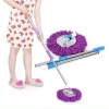 Chổi lau nhà đầu tròn inox cứng cáp, bàn xoay 360 độ, giá 60.000 VNĐ, tiết kiệm 5