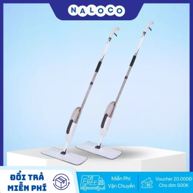 Chổi Lau Nhà Phun Sương 360 - Cây Lau Thông Minh Xoay 360 Độ Tiện Lợi