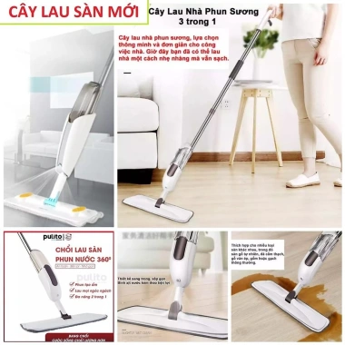 Chổi Lau Nhà Phun Sương Xoay 360 - Cây Lau Nhà Thông Minh Giá 24.000đ Giảm Giá 3 Chổi Lau Nhà Phun Sương Xoay 360 - Cây Lau Nhà Thông Minh Giá 24.000đ Giảm Giá 3