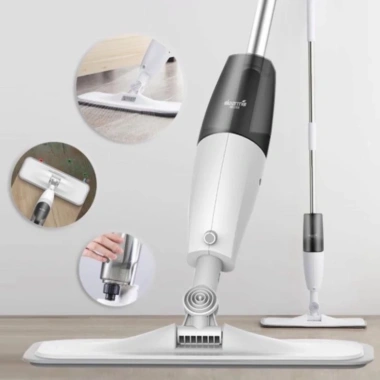 Chổi Lau Nhà Phun Sương Xoay 360 - Tự Vắt Thông Minh, Giảm Giá 21% Chỉ 79.000₫
