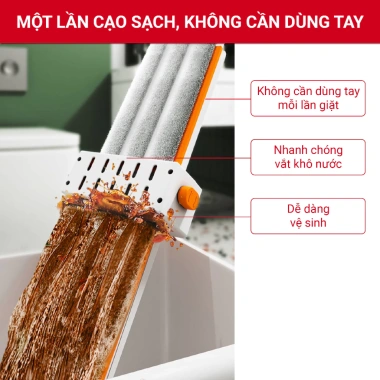 Chổi Lau Nhà Thông Minh V1-42 360 độ Bàn Lau To 42cm Đầu Gạt Bụi, Giá 159.000 VND 5 Chổi Lau Nhà Thông Minh V1-42 360 độ Bàn Lau To 42cm Đầu Gạt Bụi, Giá 159.000 VND 5