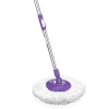 Chổi Lau Nhà Tím Xoay 360° Tiện Lợi, Bông Lau Thâm Hút, Thay Thế, Giá 18.000đ 3