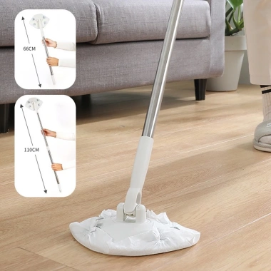 Chổi lau nhà tự động xoay 360 độ kẹp khăn tiện dụng, giảm giá 97.416 VND 5
