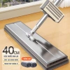 Chổi lau nhà tự vắt đa năng nhôm cao cấp 40cm UFORU 2 trong 1, tay cầm vắt nước siêu sạch - UF781 10