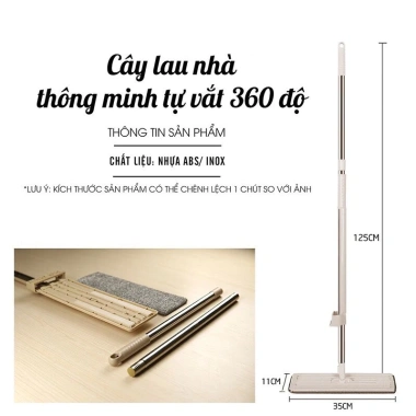 Chổi lau nhà tự vắt thông minh xoay 360 độ - Vắt sạch nhanh, giá chỉ 49.900 VND 3 Chổi lau nhà tự vắt thông minh xoay 360 độ - Vắt sạch nhanh, giá chỉ 49.900 VND 3