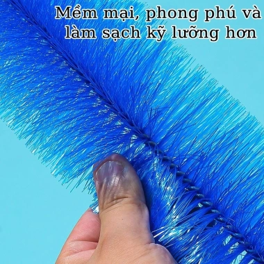 Chổi lau quạt đa năng, bàn chải quạt, cây rửa quạt tiện lợi, chỉ 13.000đ