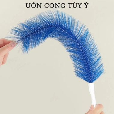 Chổi lau quạt đa năng, bàn chải quạt, cây rửa quạt tiện lợi, chỉ 13.000đ