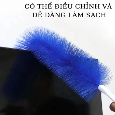 Chổi lau quạt đa năng, bàn chải quạt, cây rửa quạt tiện lợi, chỉ 13.000đ