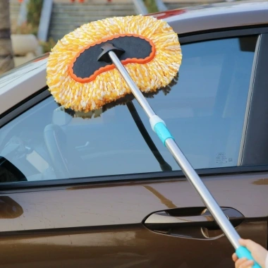 Chổi Lau Rửa Xe Ô Tô Cán Dài - Lông Mềm Vệ Sinh Thân Nóc Xe, 87.300 VND 2