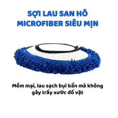 Chổi Lau Tường Trần Nhà Cán Inox Dày Dặn Kéo Rút 3m – Vệ Sinh Hiệu Quả, Giá 159.000₫
