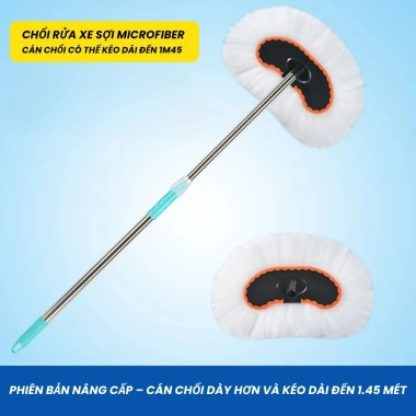 Chổi lau xe ô tô dài tiện dụng lông mềm – làm sạch thân và nóc xe, giá 38.000₫ 8 Chổi lau xe ô tô dài tiện dụng lông mềm – làm sạch thân và nóc xe, giá 38.000₫ 8