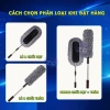 Chổi quét bụi nội thất ô tô chuyên dụng, tròn-dẹt, lau xe hơi, tải, sofa – 69.000₫ 7