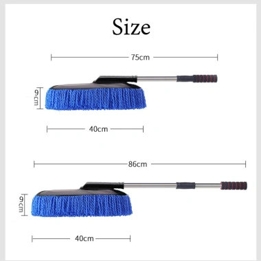 Chổi Quét Bụi Ô Tô Bản Rộng, Điều Chỉnh Độ Dài - Siêu Tốt, Giá 26.000₫ 6