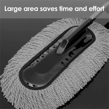 Chổi Quét Bụi Ô Tô Bản Rộng, Điều Chỉnh Độ Dài - Siêu Tốt, Giá 26.000₫ 7