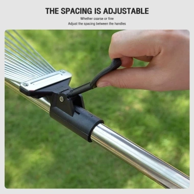 Chổi Quét Lá và Cây Cào Cỏ Hợp Kim Nhôm 15 Răng, Tay Cầm Chống Trượt - Giá 105.000đ 3 Chổi Quét Lá và Cây Cào Cỏ Hợp Kim Nhôm 15 Răng, Tay Cầm Chống Trượt - Giá 105.000đ 3